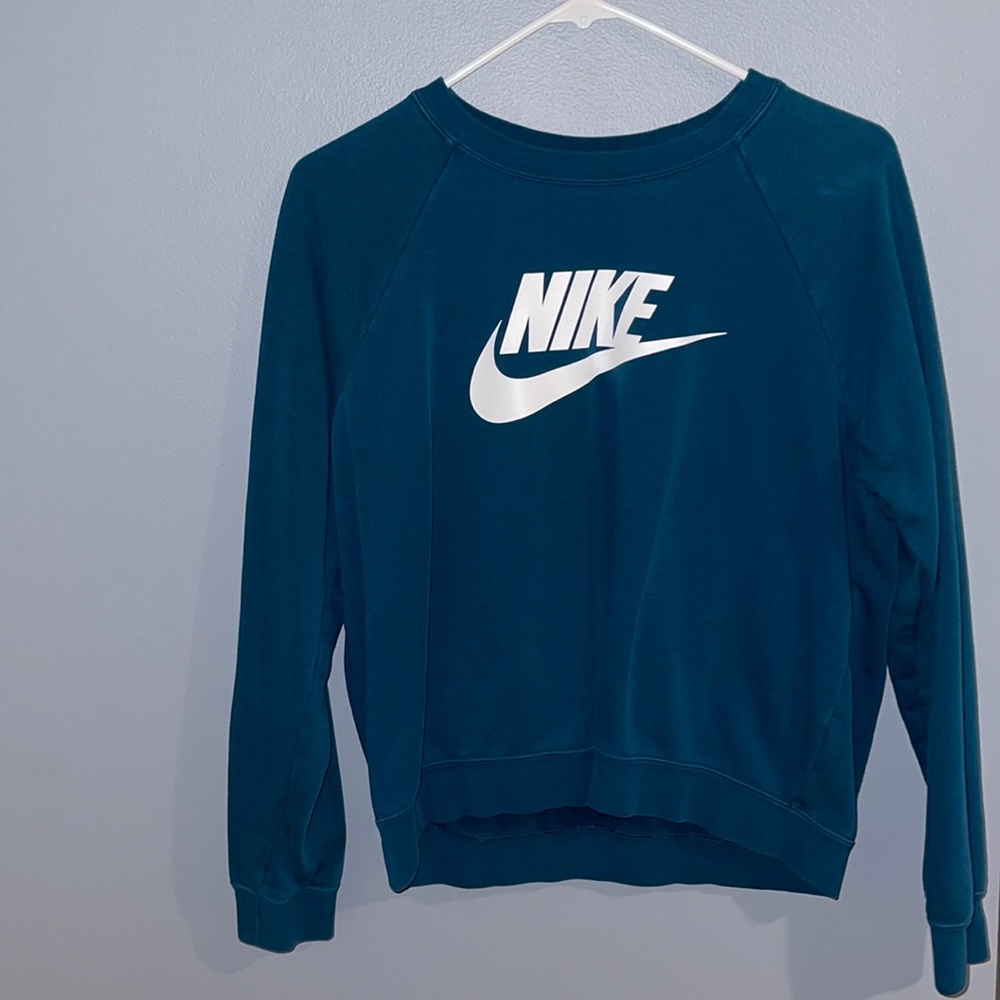 Emerald green Nike Crewneck